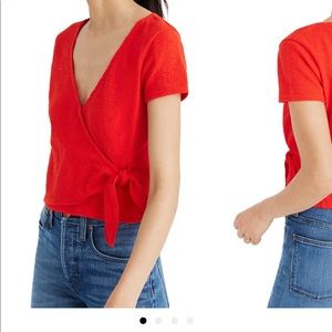 Madewell Side Tie Top